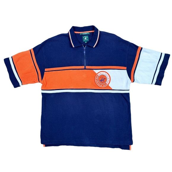 Vintage Beverly Hills Polo Club Embroidered Polo Shirt - Picture 1 of 6